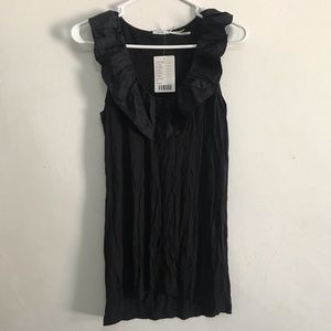 UO “Kimchi Blue” black jersey knit blouse